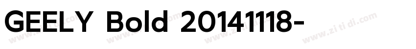 GEELY Bold 20141118字体转换